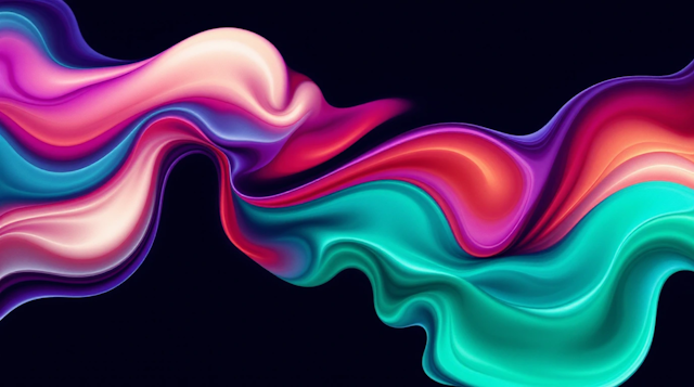 Vibrant Color Swirl