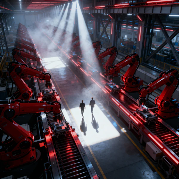 Futuristic Factory Floor
