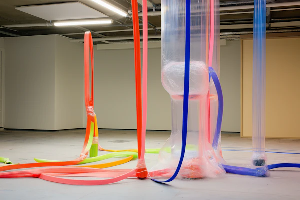Neon Ribbon Installation