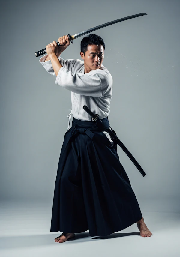 Martial Artist in Action