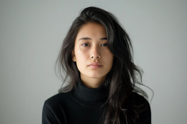 Introspective Woman Portrait
