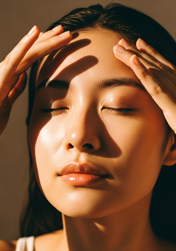 Serene Portrait Close-Up