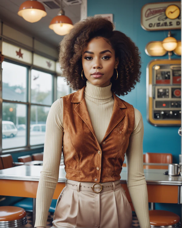 Retro Diner Elegance