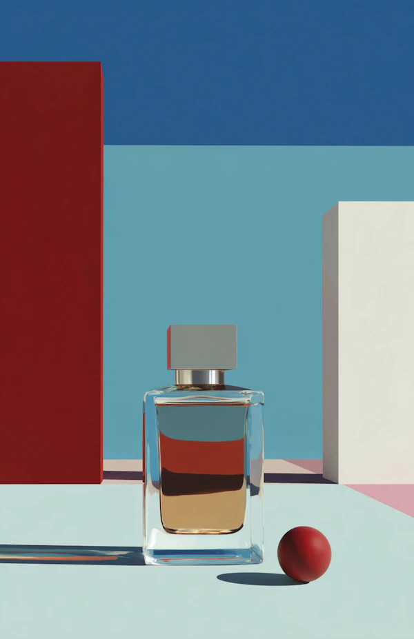 Minimalist Perfume Scene