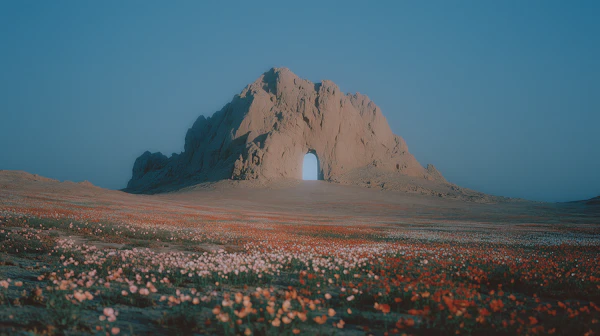 Natural Arch in Bloom