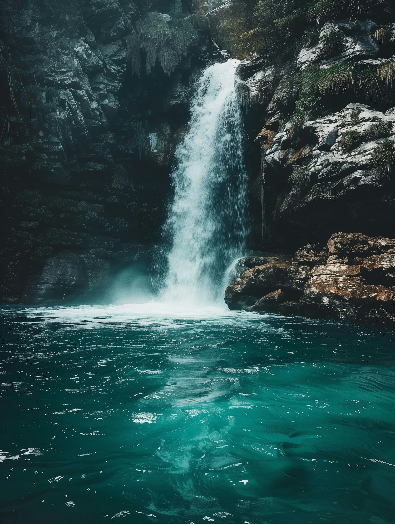 Serene Waterfall Oasis