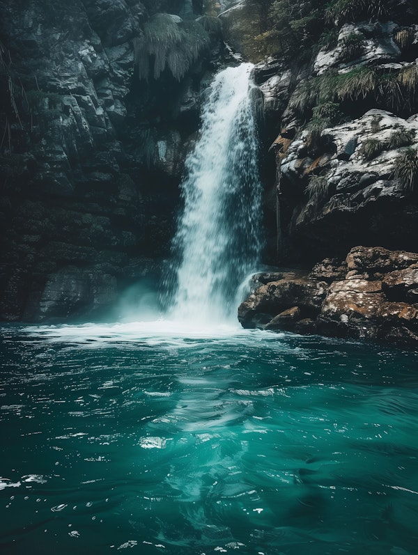 Serene Waterfall Oasis