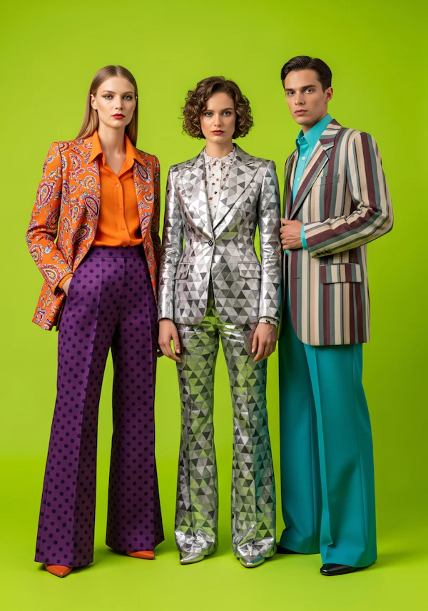 Vibrant Fashion Trio