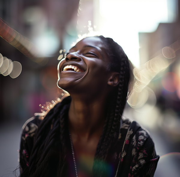 Ebullient Joy in Golden Hour