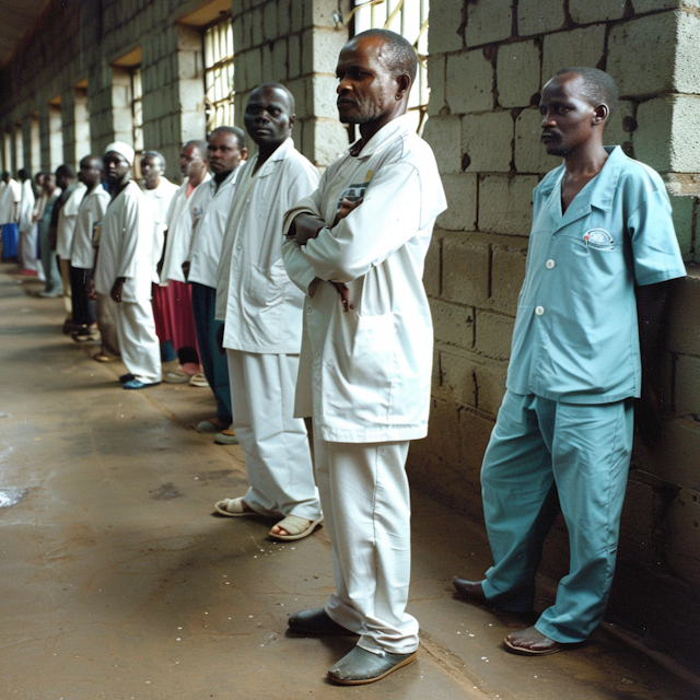 Solemn Gathering of Hospital Staff