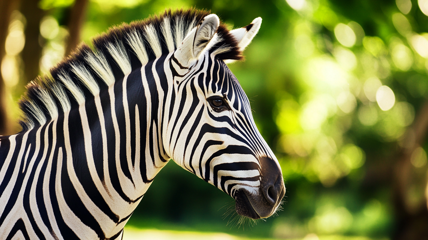 Close-up of a Zebra