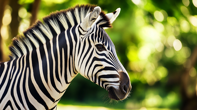 Close-up of a Zebra