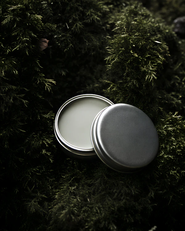 Metal Tin on Moss