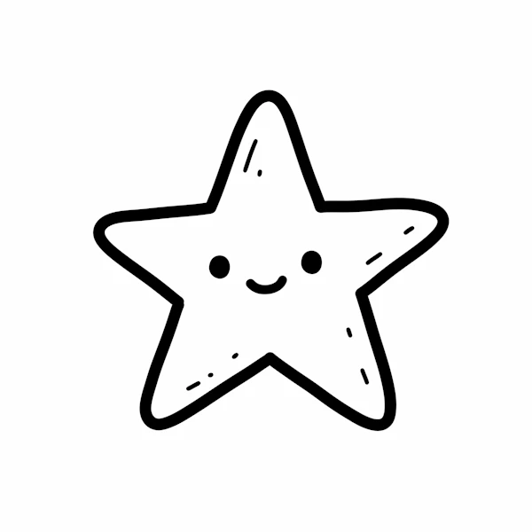 Smiling Star Illustration