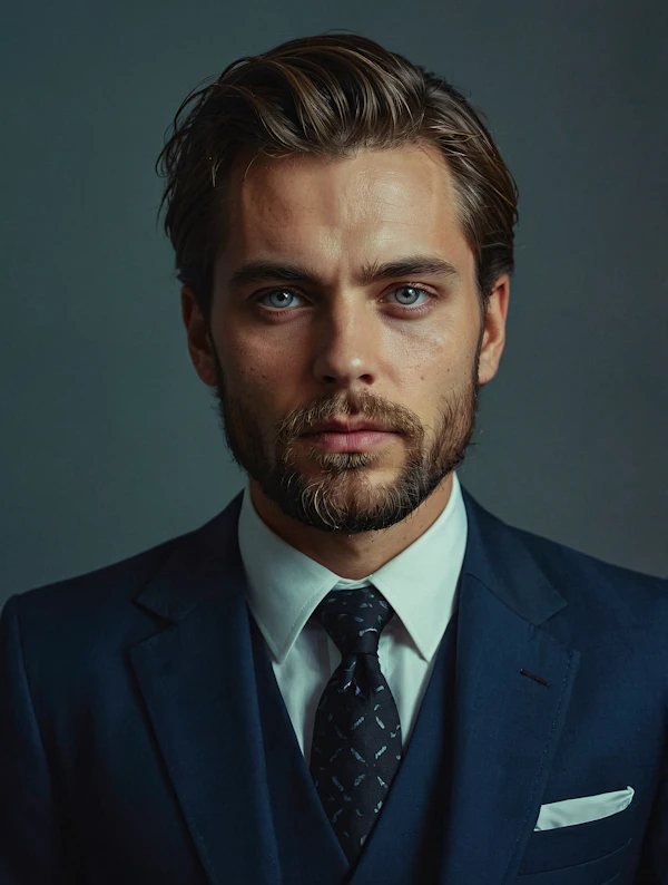 Portrait of a Man in a Suit