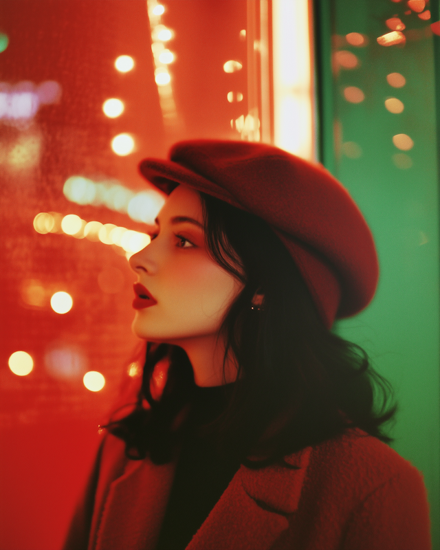 Woman in Red Beret