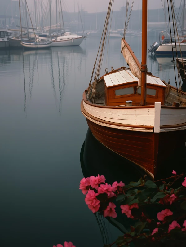 Serene Harbor Scene