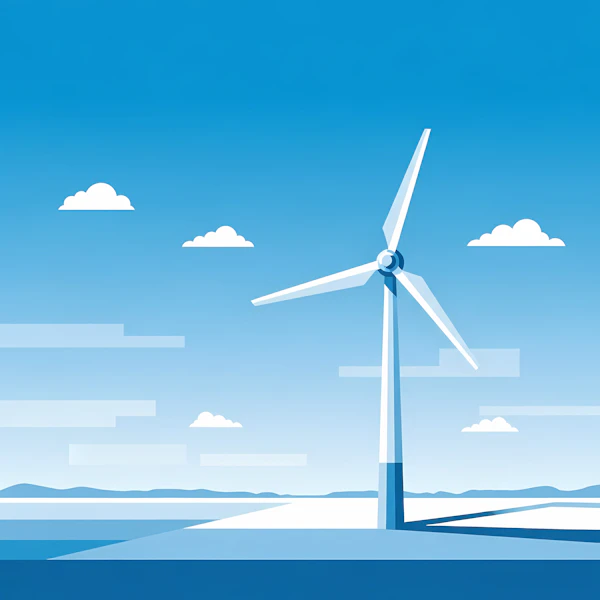 Stylized Wind Turbine