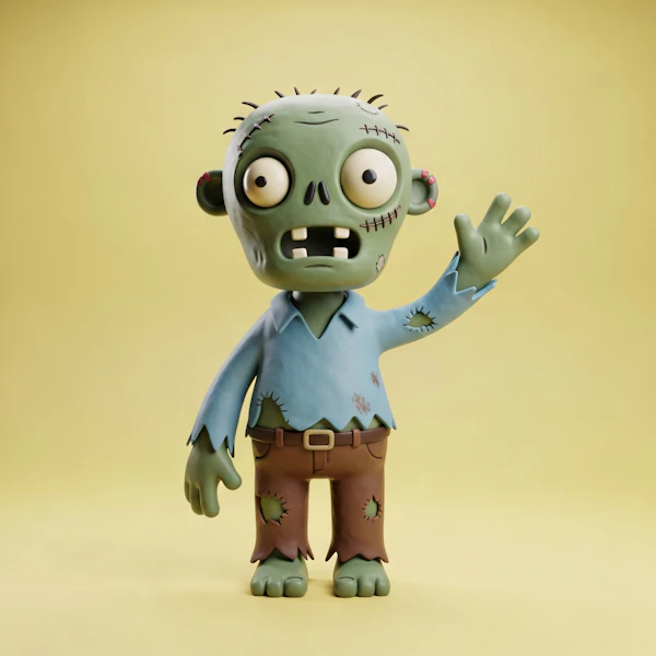 Friendly 3D Zombie