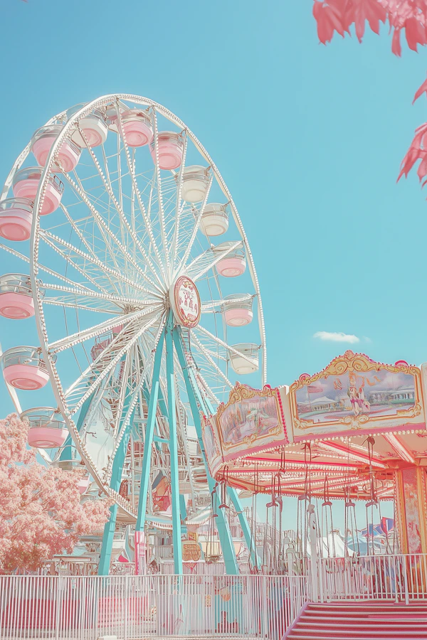 Amusement Park Scene