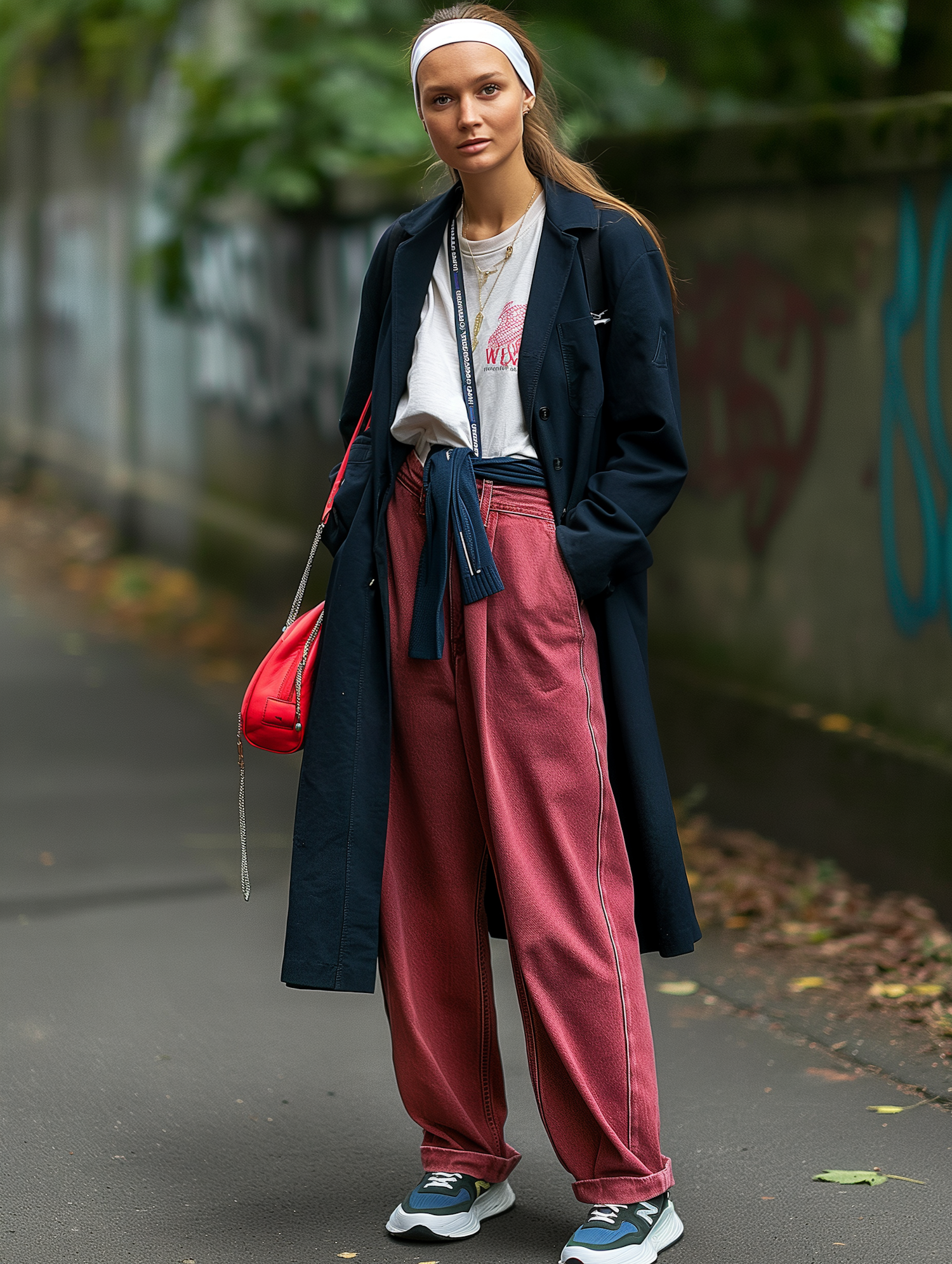 Fashionable Young Woman in the City