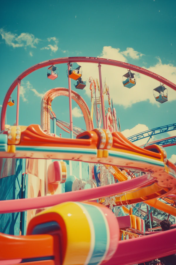 Amusement Park Scene