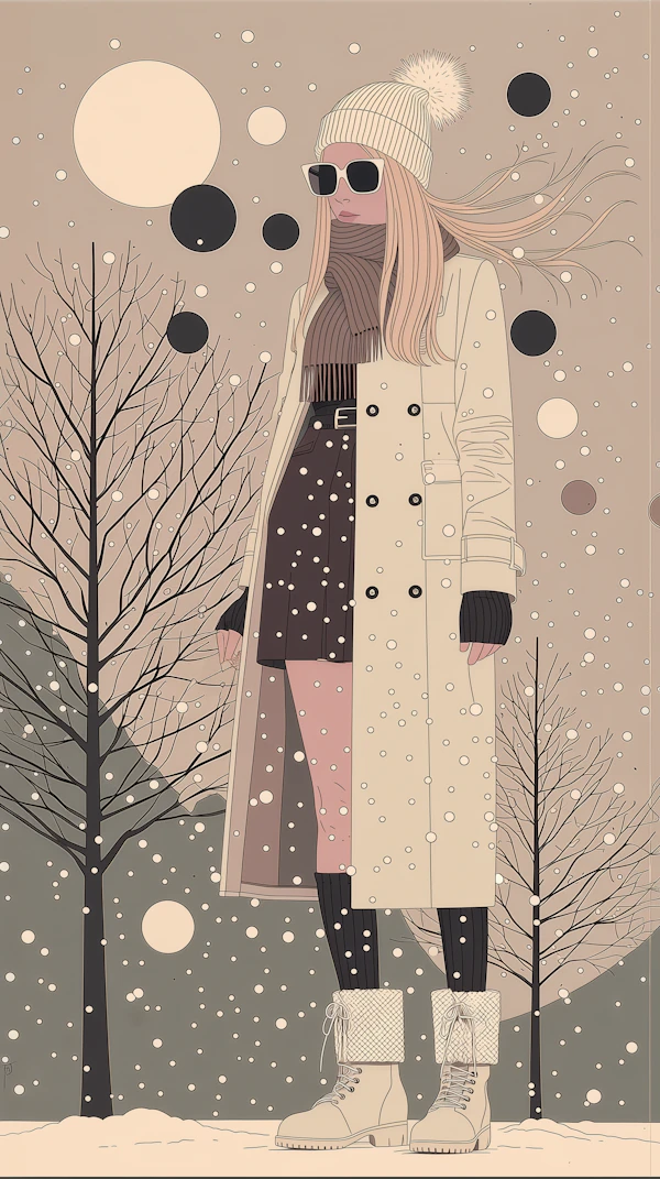 Winter Fashion Scene