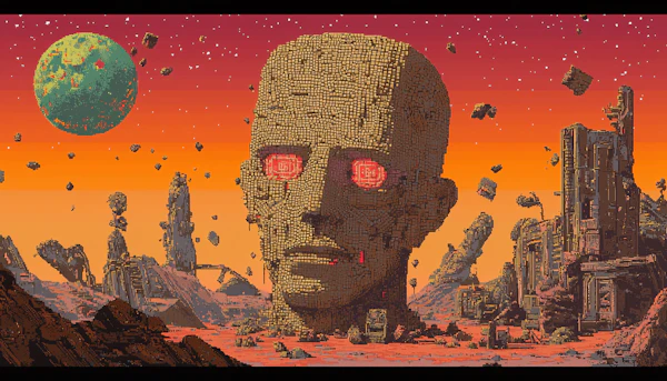 Cubic Head in Alien Land