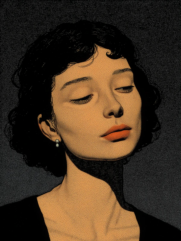 Stippling Portrait Art