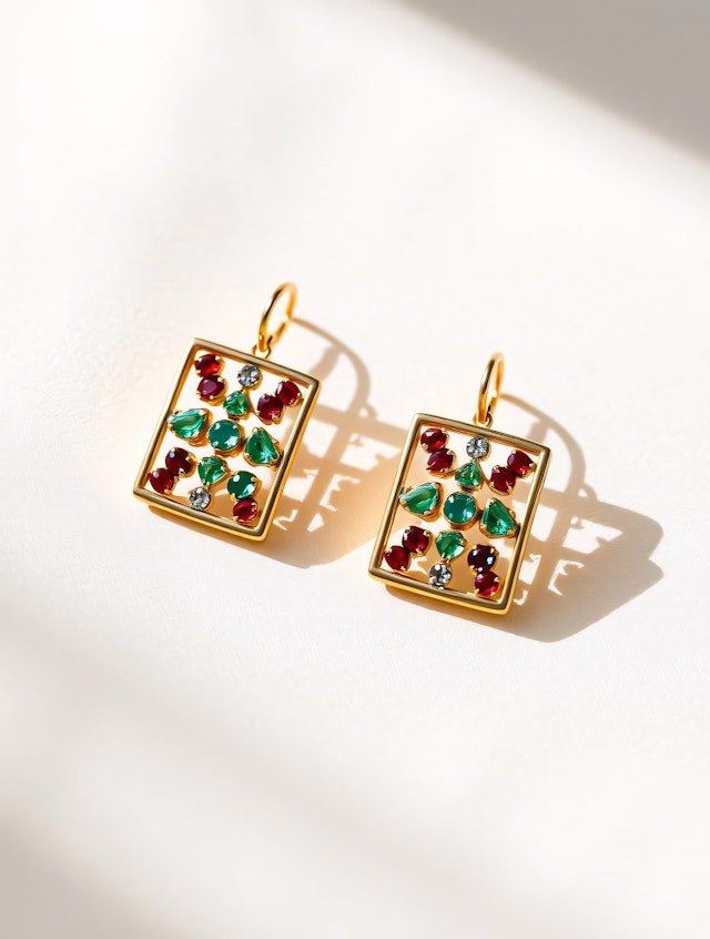 Elegant Gemstone Earrings