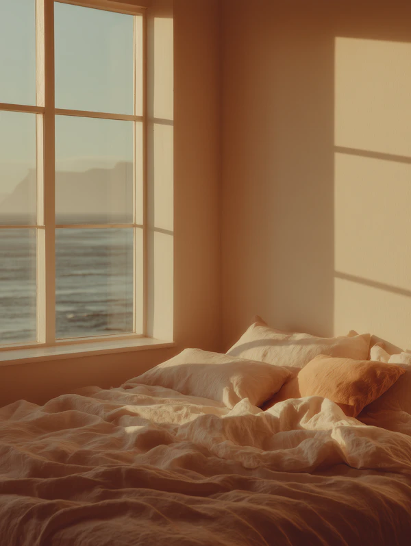 Cozy Sunlit Bedroom