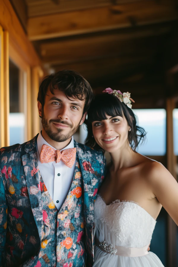 Joyful Couple Celebration