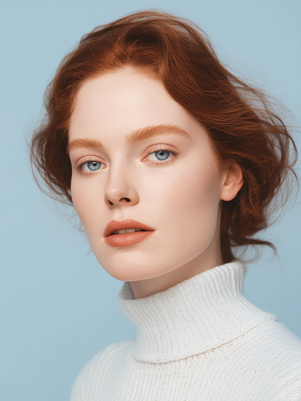 Portrait of Redhead Woman