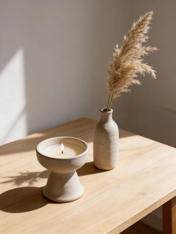 Minimalist Table Scene