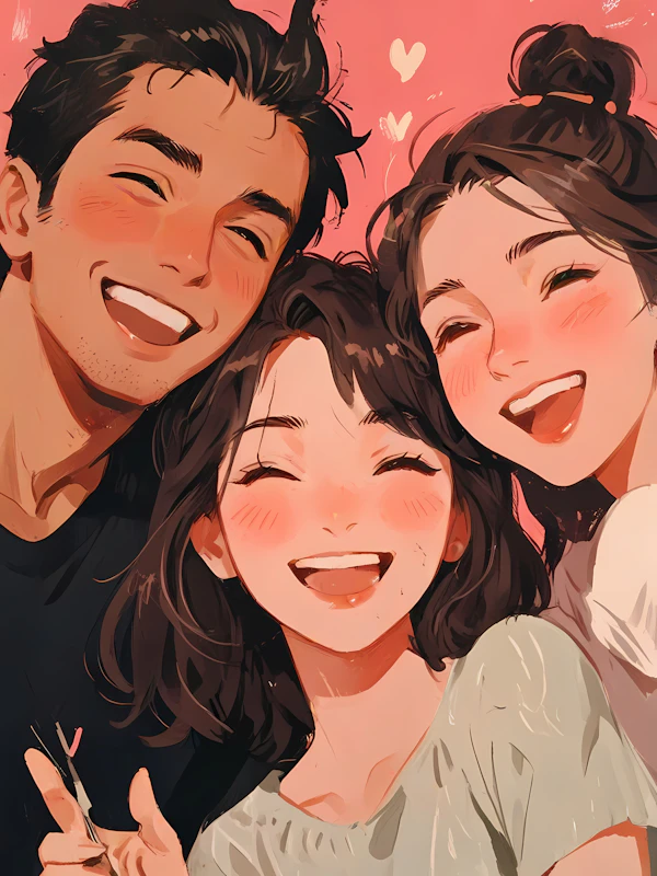 Joyful Characters Art