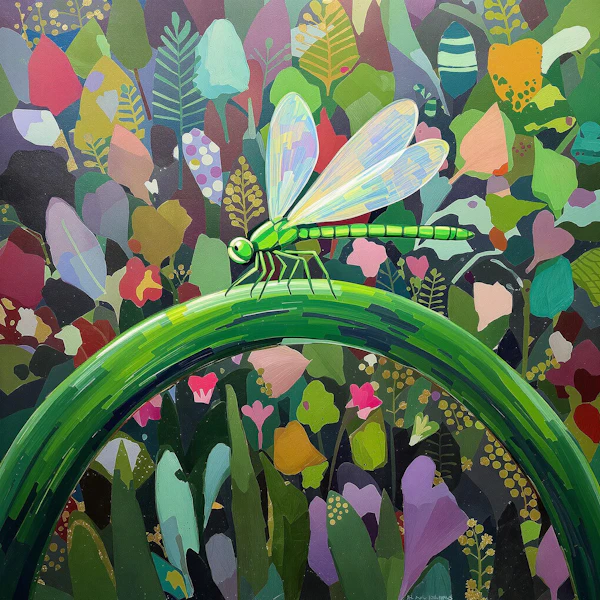 Dragonfly Garden Art