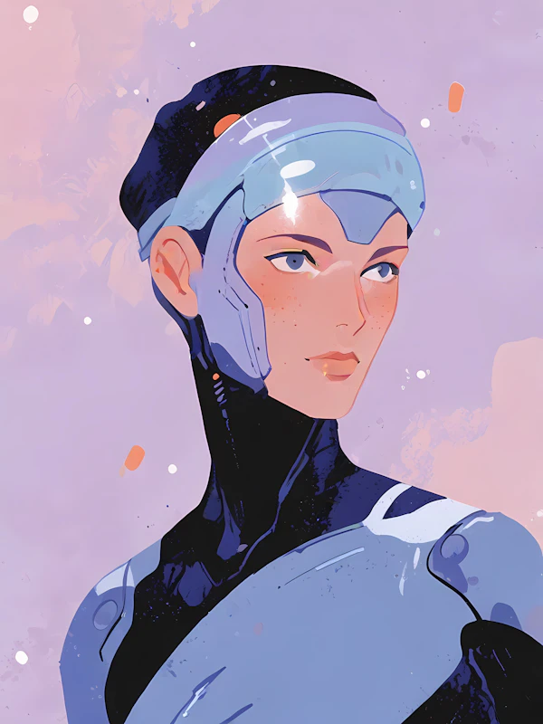 Futuristic Robotic Character