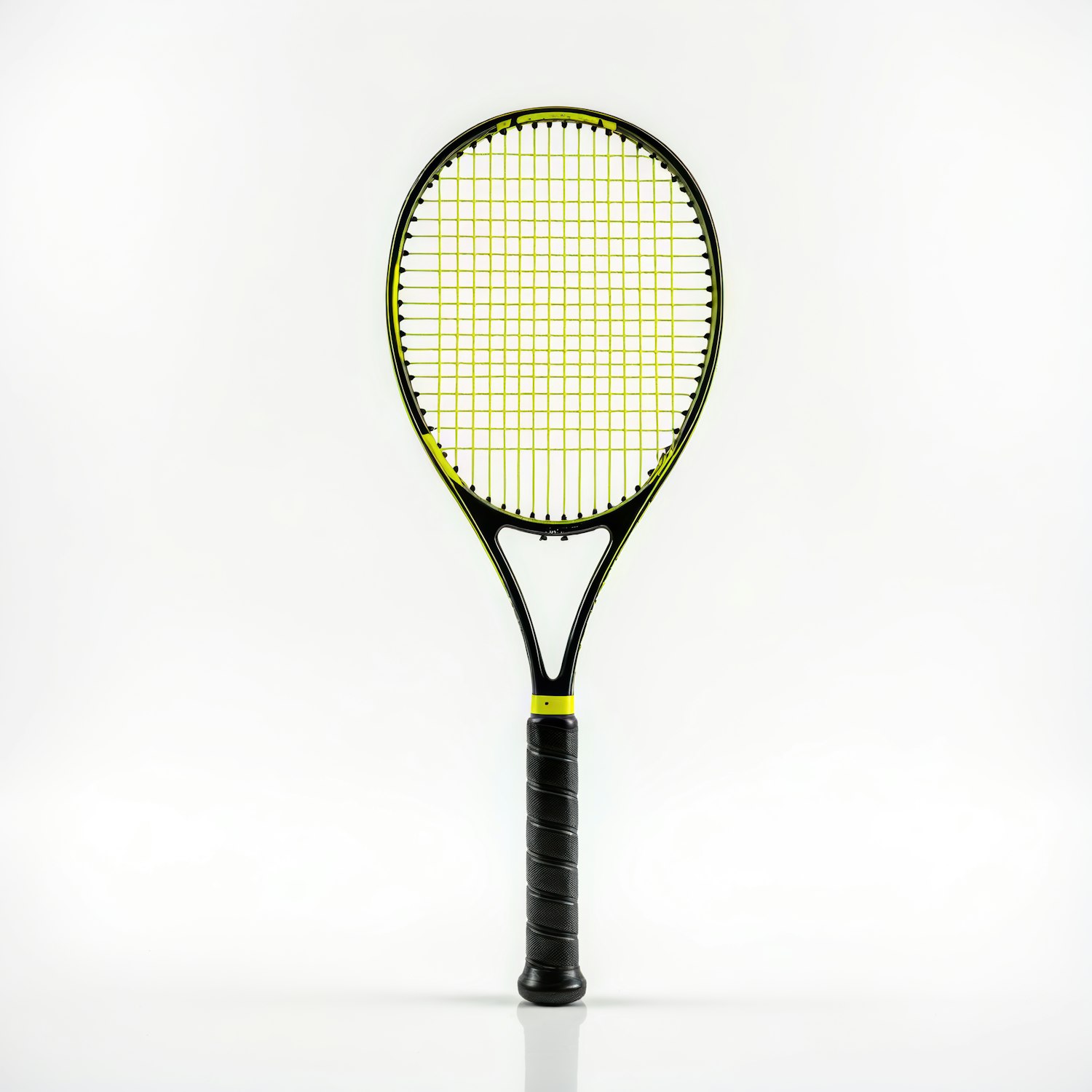 Tennis Racket on Light Background