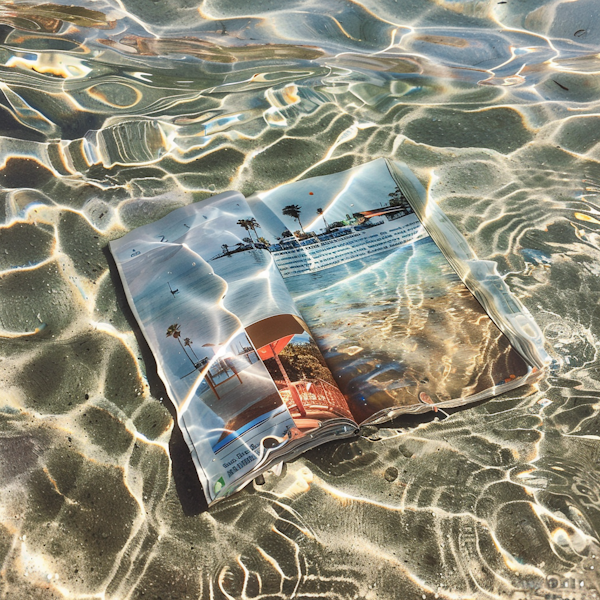 Submerged Magazine at the Beach