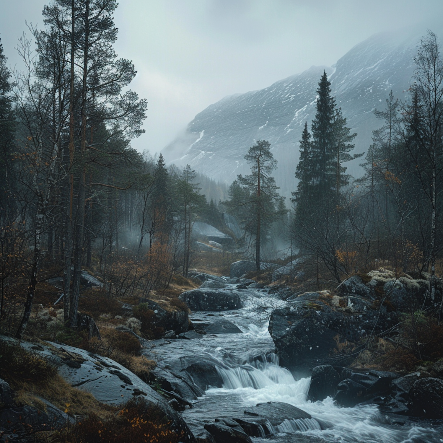 Moody Mountain Stream