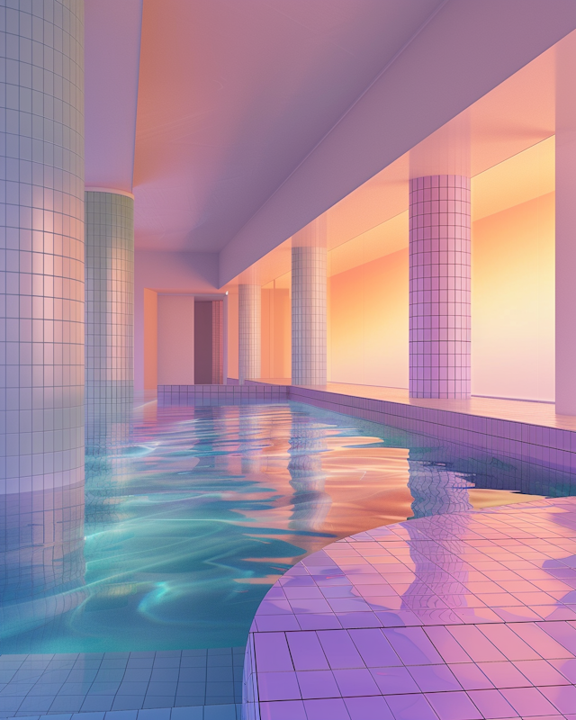 Tranquil Indoor Swimming Pool