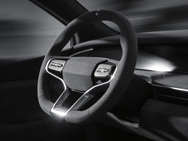 Modern Car Steering Wheel