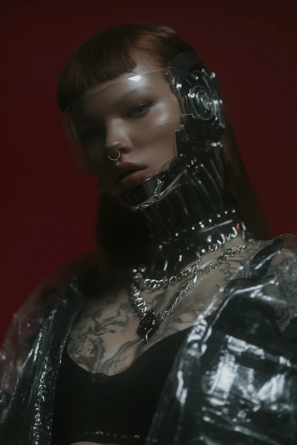 Futuristic Cyber Portrait