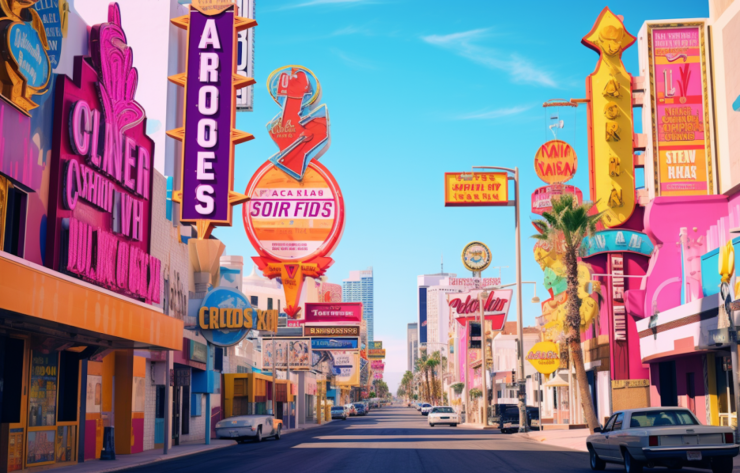 Vintage Vegas Neon Splendor