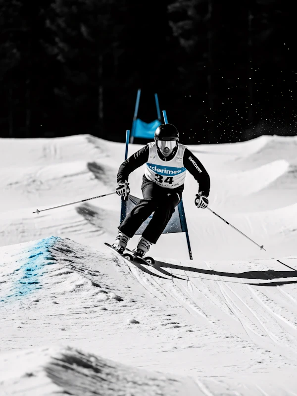 Dynamic Skiing Action