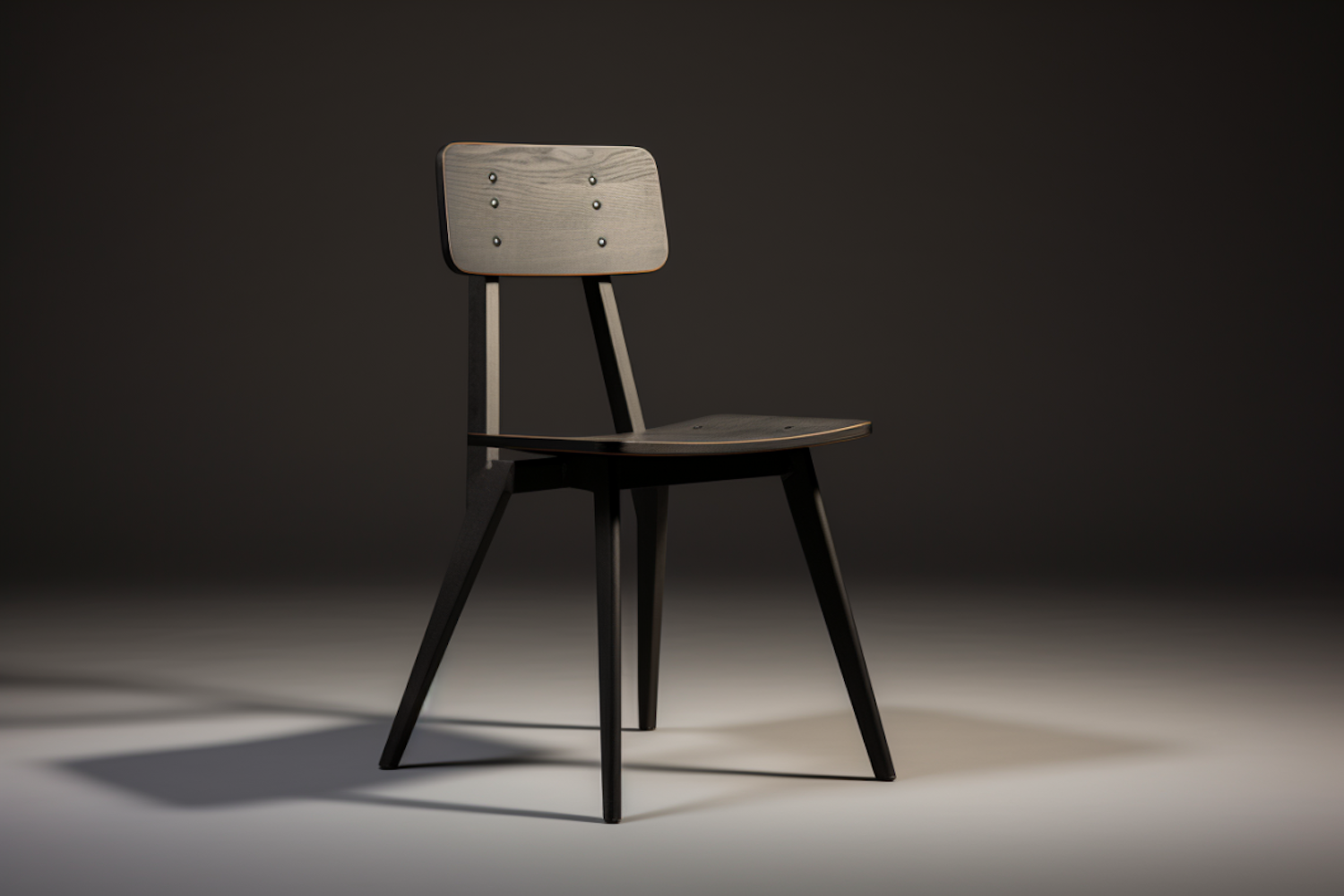 Minimalist Industrial Elegance Chair
