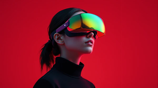 Futuristic VR Portrait