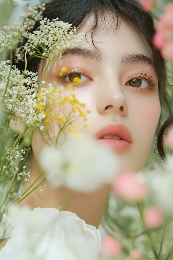 Ethereal Floral Portrait