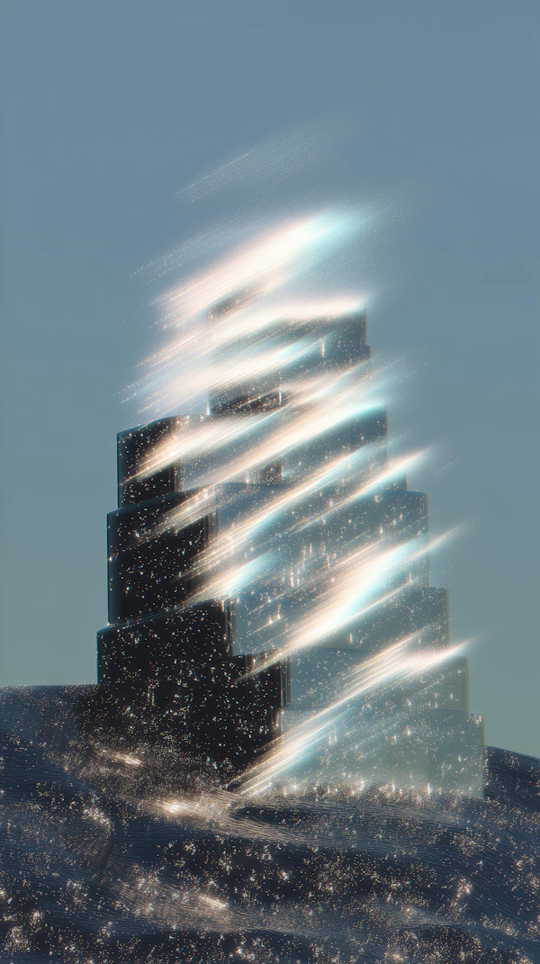 Surreal Pyramid Artwork