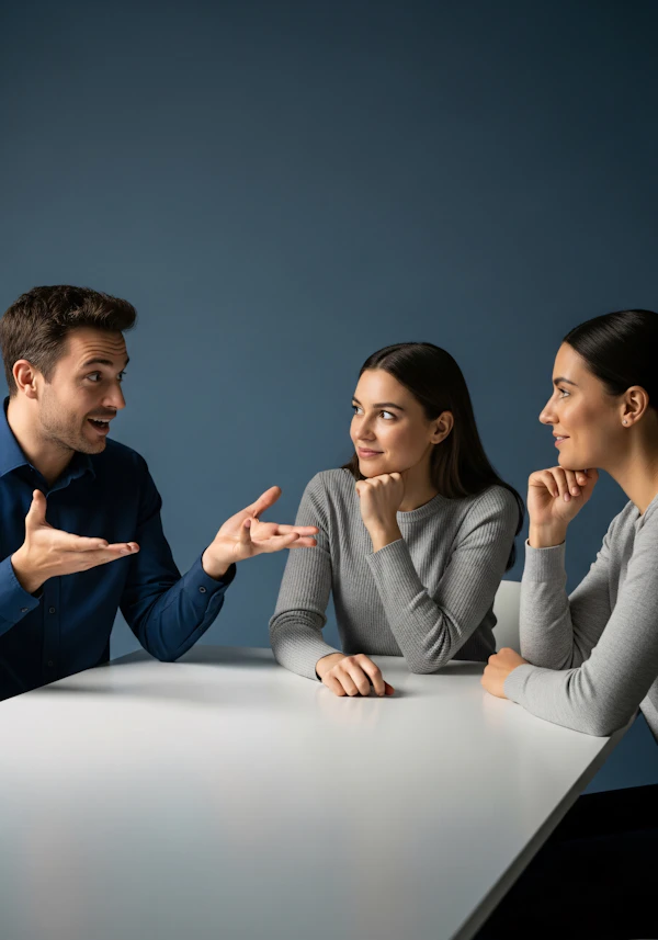 Group Discussion Scene